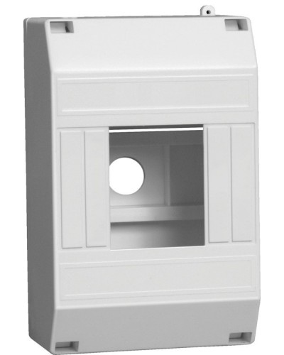 Корпус пластиковый КМПн 1/4 IP20 белый (MKP31-N-04-30-135). Щиток модульный без дверцы, настенный. IEK во Владивостоке