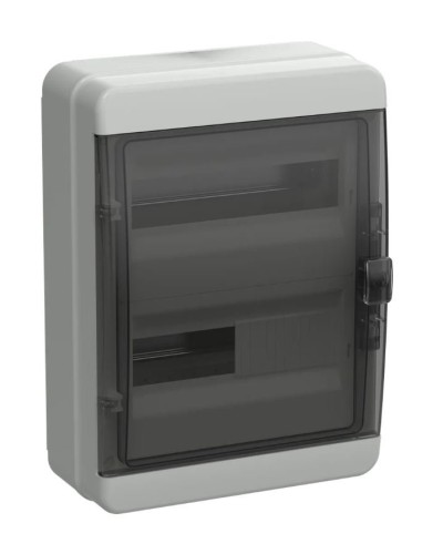 Корпус пластиковый КМПн-24 IP65 TEKFOR (TF5-KP72-N-24-65-K03-K02). Корпус модульный пластиковый черная прозрачная дверь. IEK во Владивостоке