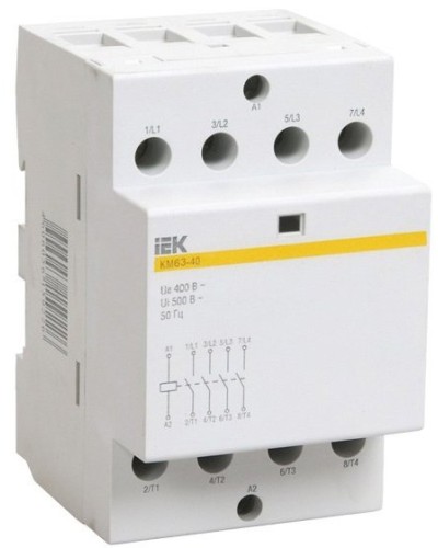 Контактор модульный КМ63-40 AC/DC (MKK21-63-40). Контактор модульный. IEK во Владивостоке