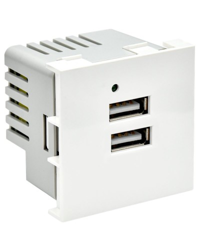 Розетка USB A+A 4,2А PRIMER РКЮ-23-40-П белый IEK PR-KK40D-RU-0-2-AA-K01). Розетка USB. IEK во Владивостоке