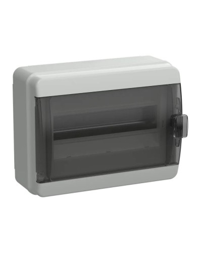 Корпус пластиковый КМПн-12 IP65 TEKFOR (TF5-KP72-N-12-65-K03-K02). Корпус модульный пластиковый черная прозрачная дверь. IEK во Владивостоке