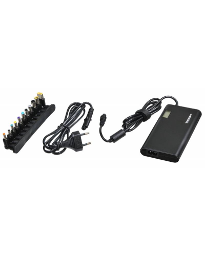 Блок питания Ippon SD90U автоматический 90W 15V-19.5V 11-connectors 4.5A 1xUSB 2.1A, LCD индикатор (705053). Блок питания. Ippon во Владивостоке