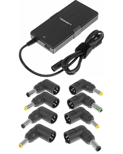 Блок питания Ippon S65U автоматический 65W 15V-19.5V 11-connectors 3.5A 1xUSB 2.1A, LED индикатор (651781). Блок питания. Ippon во Владивостоке