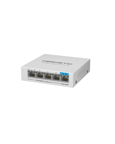 Keenetic KN-4610 (L2) 5х1Гбит/с 4PoE+ 60W. Коммутатор с PoE. KEENETIC во Владивостоке