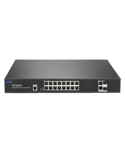KN-SW1602SFP/M2. Коммутатор с питанием по PoE. KENO во Владивостоке
