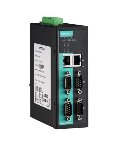 NPort IA5450A. 4-портовый усовершенствованный преобразователь. MOXA во Владивостоке