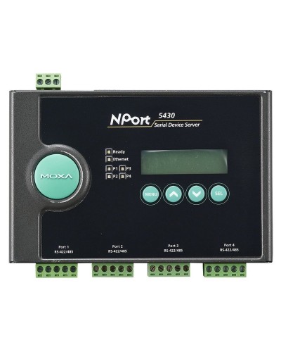 NPort 5430. 4-портовый асинхронный сервер. MOXA во Владивостоке