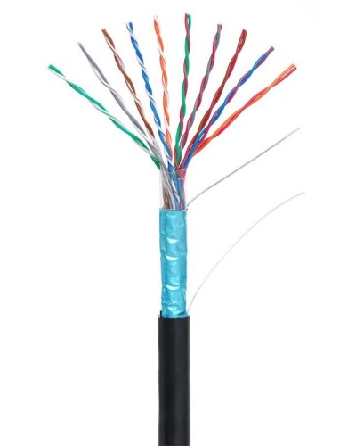 F/UTP 10pair, Cat5, Out, PE (EC-UF010-5-PE-BK-3). Кабель «витая пара» (LAN) для структурированных систем связи. NETLAN во Владивостоке