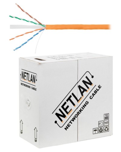 U/UTP 4pair, Cat6, Solid, In, LSZH (EC-UU004-6-LSZH-OR). Кабель «витая пара» (LAN) для структурированных систем связи. NETLAN во Владивостоке