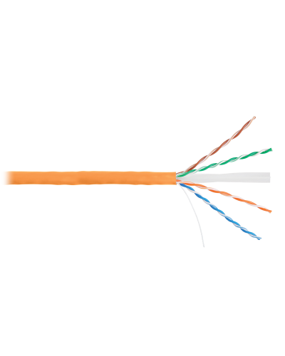 U/UTP 4pair, Cat6, Solid, In, нг(А)-HF (NMC 9140C-OR). Кабель «витая пара» (LAN) для структурированных систем связи. NIKOMAX во Владивостоке