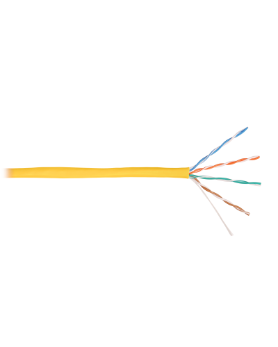 U/UTP 4pair, Cat5e, Solid, In, нг(А)-HF (NMC 9100C-YL). Кабель «витая пара» (LAN) для структурированных систем связи. NIKOMAX во Владивостоке