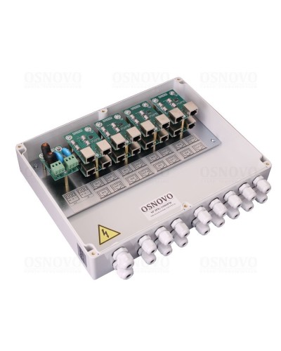 SP-IP8/1000PW. Устройство грозозащиты цепей Ethernet. OSNOVO во Владивостоке