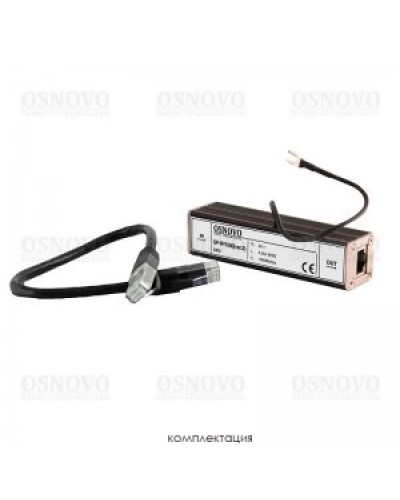 SP-IP/1000(ver2). Устройство грозозащиты цепей Ethernet. OSNOVO во Владивостоке