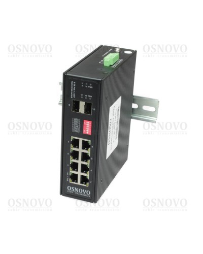 SW-80802/I(Port 90W, 300W). Коммутатор с PoE. OSNOVO во Владивостоке