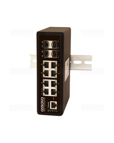 SW-70804/IL. Промышленный коммутатор Gigabit Ethernet на 12 портов. OSNOVO во Владивостоке