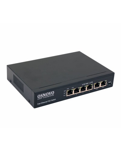 SW-20600(80W). Коммутатор 6-портовый  Fast Ethernet с PoE. OSNOVO во Владивостоке