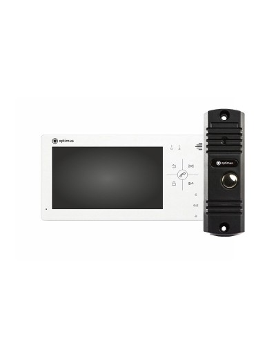 VM-7.0 (w)+ DS-700L (черный). Комплект видеодомофона. Optimus во Владивостоке