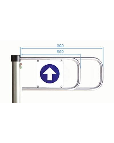 PERCo-ASG-650. Створка для калитки. PERCo во Владивостоке