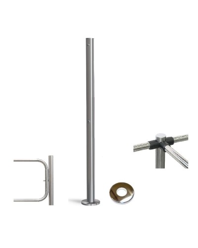 PERCo-BH02 2-16 с крышкой. Стойка с отверстием под стопорный механизм поворотной секции. PERCo во Владивостоке