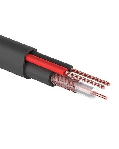 КВК-П-2+2x0,75 мм² (Cu/CCA) черный PROconnect (01-4109). Кабель комбинированный для систем видеонаблюдения. PROCONNECT во Владивостоке