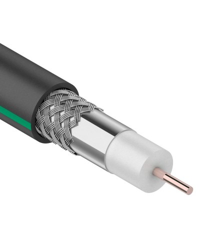 SAT 703 B, Cu/Al/Al, 75%, 75 Ом, 100 м, черный OUTDOOR. PROconnect. (01-2436-1). Кабель коаксиальный радиочастотный. PROCONNECT во Владивостоке