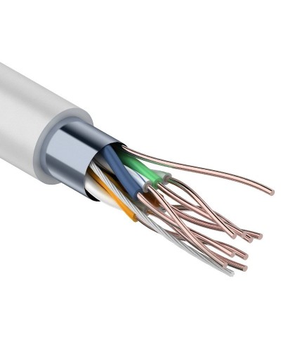 F/UTP Light, CAT 5, PVC, 4PR, 26AWG, INDOOR, SOLID, серый, 305м, PROconnect (01-0148). Кабель «витая пара» (LAN) для структурированных систем связи. PROCONNECT во Владивостоке