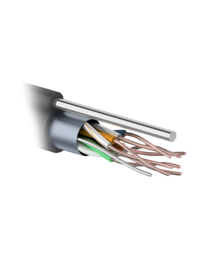 F/UTP 4PR 24AWG CAT5e 305м OUTDOOR+ТРОС*1. PROCONNECT (01-0155). Кабель «витая пара» (LAN) для структурированных систем связи. PROCONNECT во Владивостоке