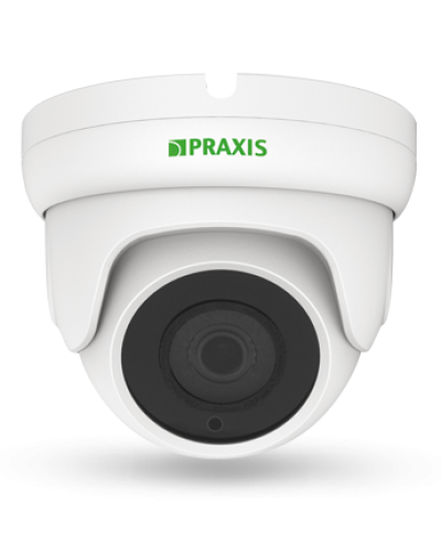 PE-7141IP 2.8. Видеокамера IP купольная. Praxis во Владивостоке