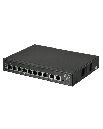 RVi-1NS08F-2T. Коммутатор с питанием по PoE. RVi во Владивостоке
