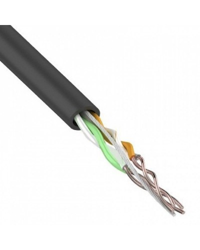 U/UTP, CAT 5e, PE, 2PR, 24AWG, OUTDOOR, SOLID, черный, 305м, REXANT (01-0025). Кабель «витая пара» (LAN) для структурированных систем связи. Rexant во Владивостоке