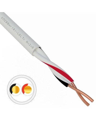 КПСВВнг(А)-LSLTx 1х2х0,5 REXANT (01-4870). Кабель для систем передачи данных пониженной пожароопасности c низким дымо- и газовыделением, с низкой токсичностью продуктов горения. Rexant во Владивостоке