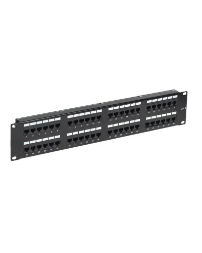 Панель коммутационная с кабельными органайзерами 19", 2U, 48 портов, RJ-45, CAT 6, UTP REXANT PRO (02-0232): Патч-панель 19" во Владивостоке