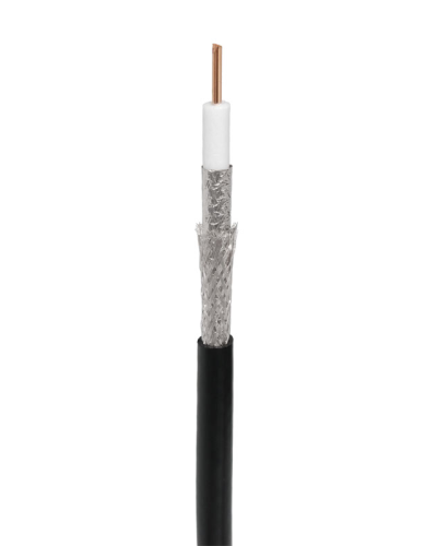 RG-11U, 75 Ом, CCS/Al/Al, 83%, 305 м, черный OUTDOOR (01-3011). Кабель коаксиальный радиочастотный. Rexant во Владивостоке