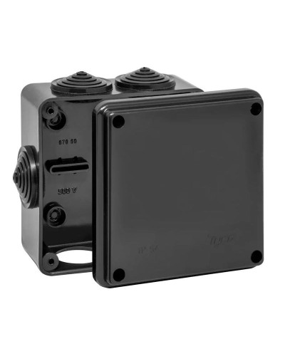 Коробка TYCO ОП 100х100х50мм УХЛ1 IP54 черный (67050Ч). Коробка распределительная. RuVinil во Владивостоке