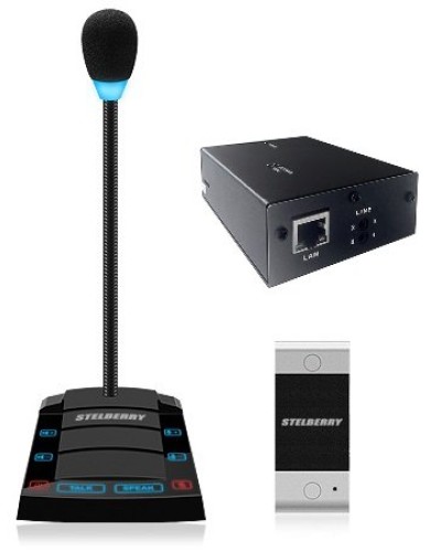 SX-510/1. Устройство переговорное клиент-кассир, дуплексное, с записью переговоров. STELBERRY во Владивостоке