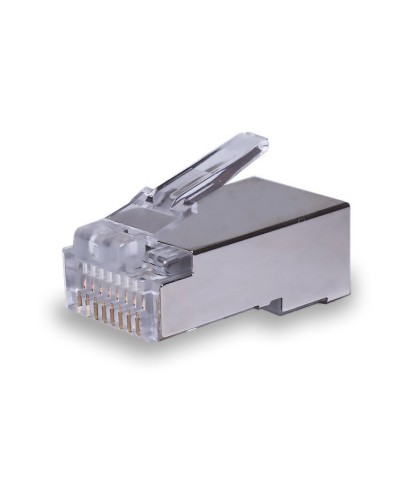 Коннекторы 8P8C FTP Cat.5e (RJ-45) (100шт) (10-0231). Разъем RJ-45. SUPRLAN во Владивостоке