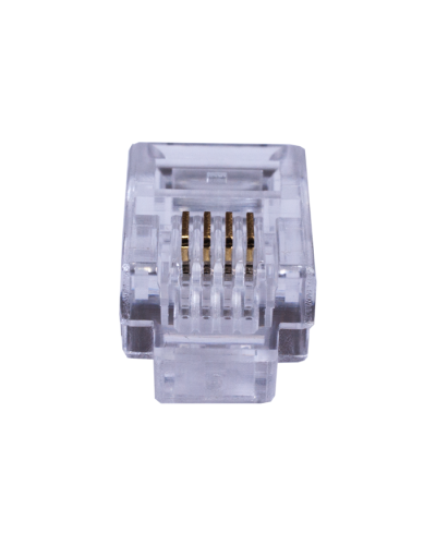Коннекторы 4P4C (RJ-11) (100шт) (10-0229). Телефонный разъем 4P4C (RJ-11). SUPRLAN во Владивостоке