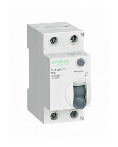 City9 Set 63А 2P 100мА AC 230В (C9R56263). Выключатель дифференциального тока. Systeme Electric во Владивостоке