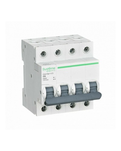 City9 Set 4P 6А 4.5kA С (C9F34406). Автоматический выключатель. Systeme Electric во Владивостоке