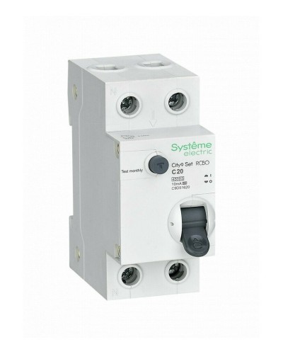 City9 Set 1P+N С 20А 4.5kA 10мА A 230В (C9D51620). Автоматический выключатель дифференциального тока. Systeme Electric во Владивостоке