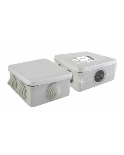 Коробка ОП 100х100х50мм, крышка, IP55, 6 вх. (SQ1401-1255). Распаячная коробка. TDM ЕLECTRIC во Владивостоке