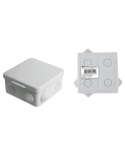 Коробка ОП 80х80х50мм, крышка, IP54, 7вх. (SQ1401-0512). Распаячная коробка. TDM ЕLECTRIC во Владивостоке