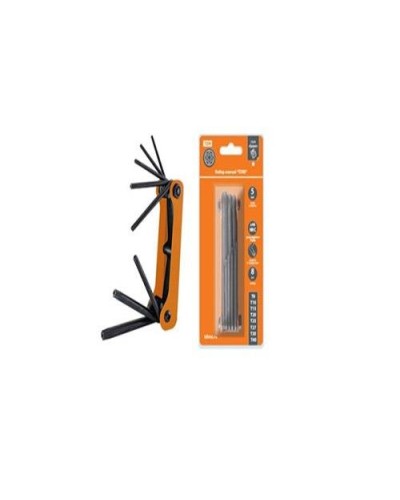 Набор ключей TORX раскладной 8шт.: T9-T40, углеродистая сталь Гранит TDM (SQ1020-0211). Набор ключей. TDM ЕLECTRIC во Владивостоке