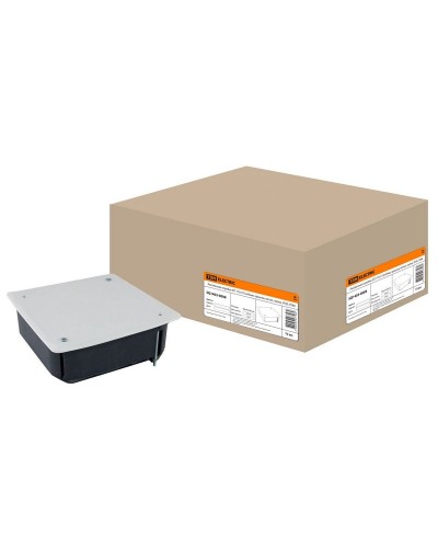 Распаячная коробка СП 115х115х45мм, крышка, метал. лапки, IP20, TDM (SQ1403-0008). Распаячная коробка СП. TDM ЕLECTRIC во Владивостоке