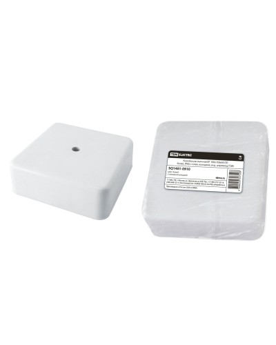 Коробка КР 100х100х44 ОП белая, IP40, с клеммной колодкой (SQ1401-0910). Распаячная коробка. TDM ЕLECTRIC во Владивостоке