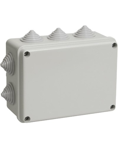 Коробка ОП 150х110х70мм, крышка, IP44, 10 гермовводов (SQ1401-1241). Распаячная коробка. TDM ЕLECTRIC во Владивостоке