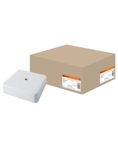 Коробка КР 100х100х29 ОП белая, IP40 (SQ1401-0207). Распаячная коробка. TDM ЕLECTRIC во Владивостоке
