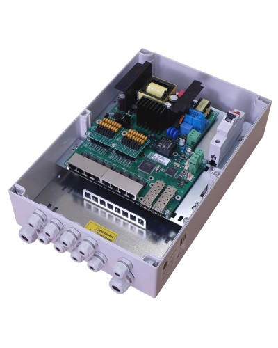 TFortis PSW-2G8F+. Коммутатор для подключения 8 камер. TFortis во Владивостоке