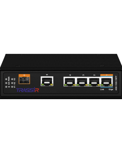 TR-NS15061S-150-4POE. Коммутатор с PoE. Trassir во Владивостоке