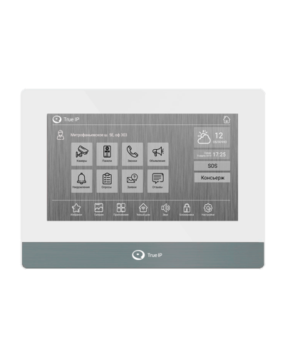 TI-4107AW. Монитор IP-видеодомофона цветной. True-IP во Владивостоке